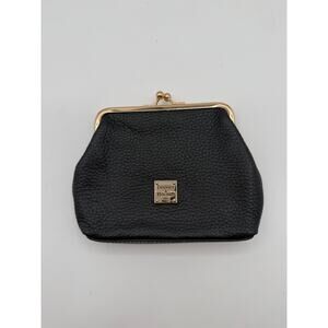 Dooney & Bourke Pebble Grain Large Framed Coin Purse leather